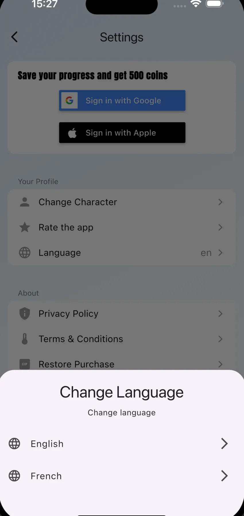 change-language